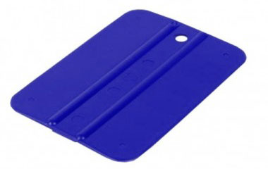 Scraper for easy installation of mailbox stickers