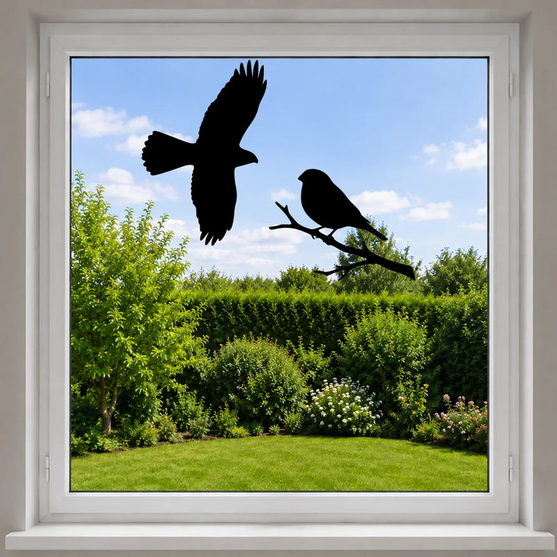 Hawk & Bullfinch– window sticker set