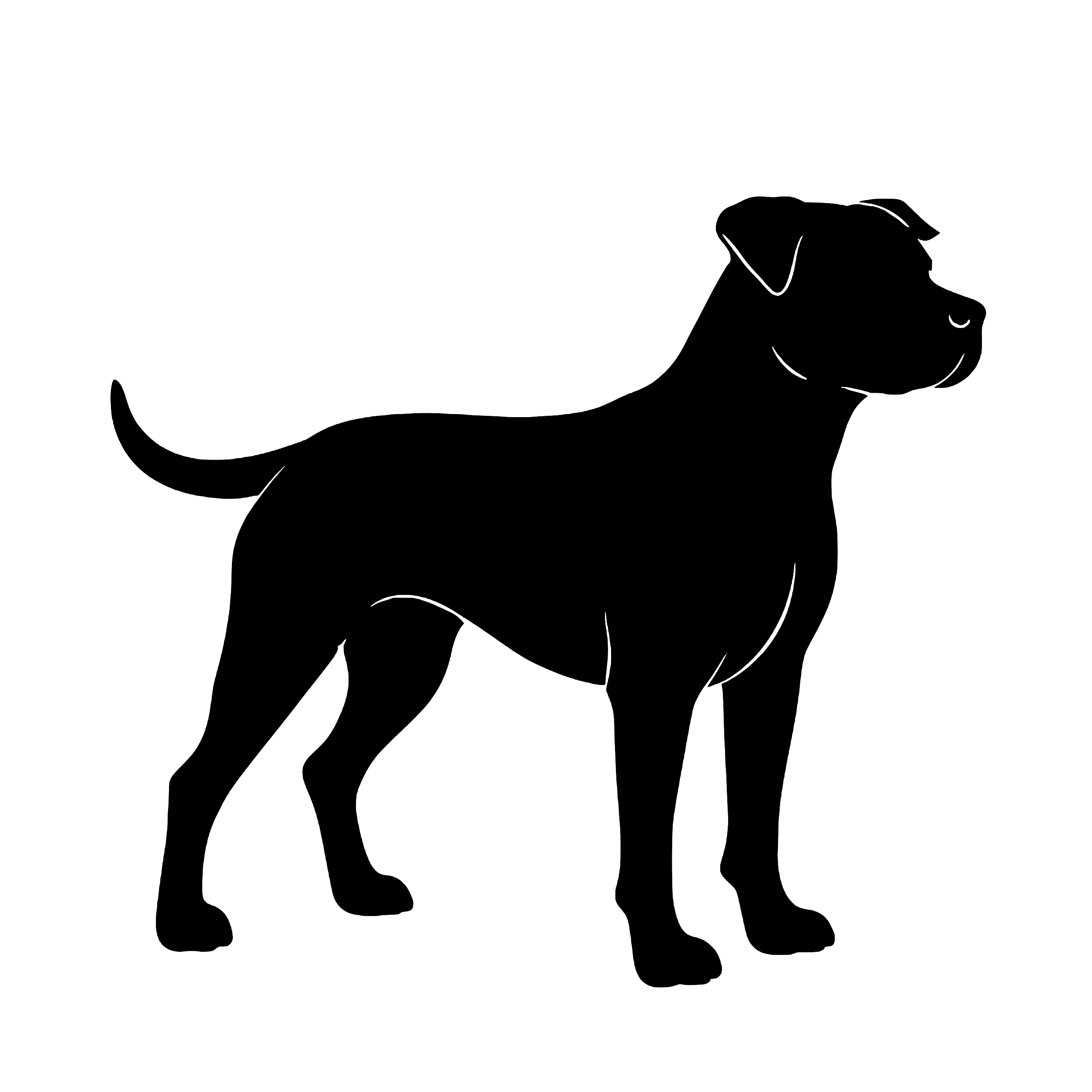 Spanish Bulldog (Alano Español) – Single Motif Sticker