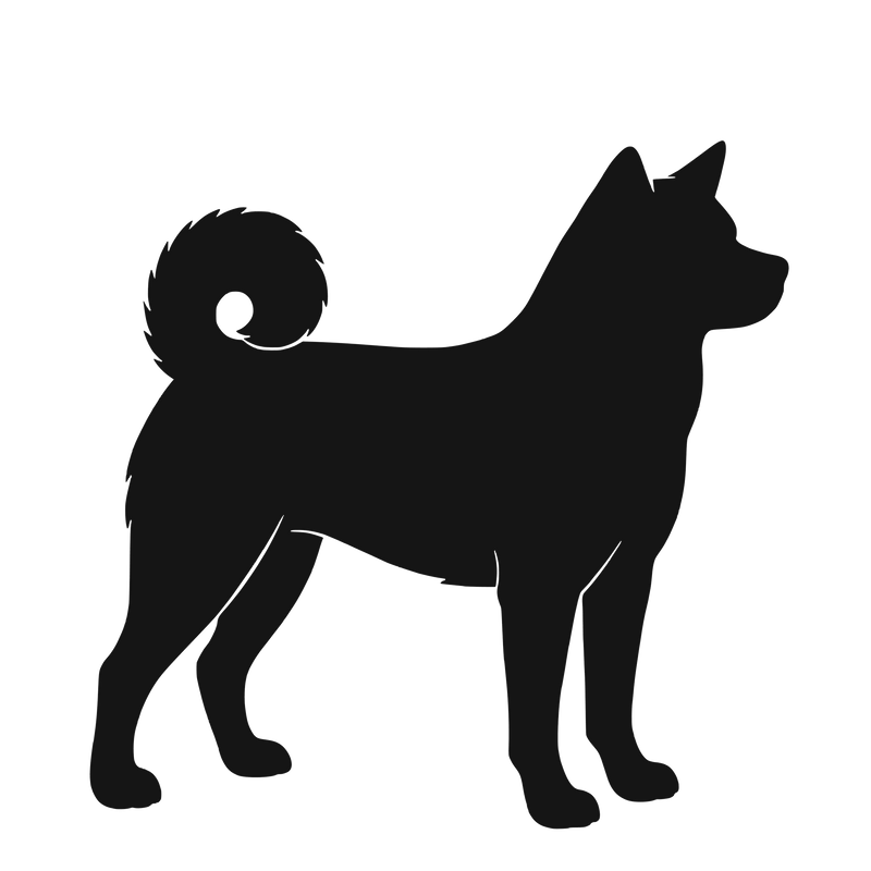 Akita – Single Motif Sticker
