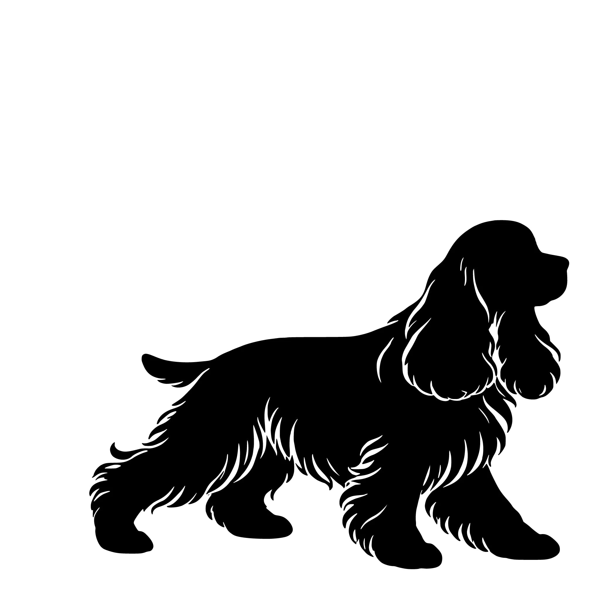 American Cocker Spaniel – Single Motif Sticker