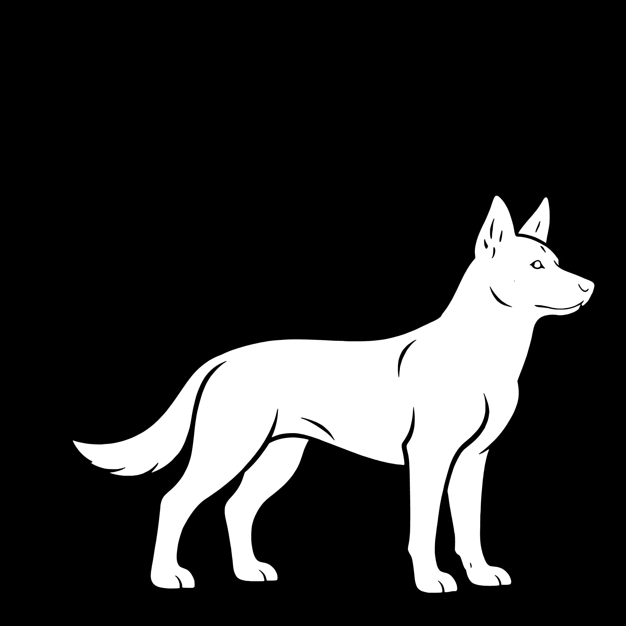 Australian Kelpie – Single Motif Sticker