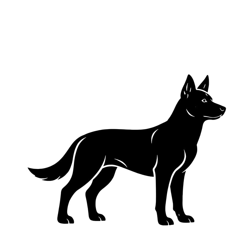 Australian Kelpie – Single Motif Sticker