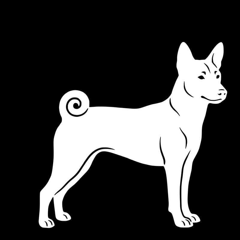 Basenji – Single Motif Sticker