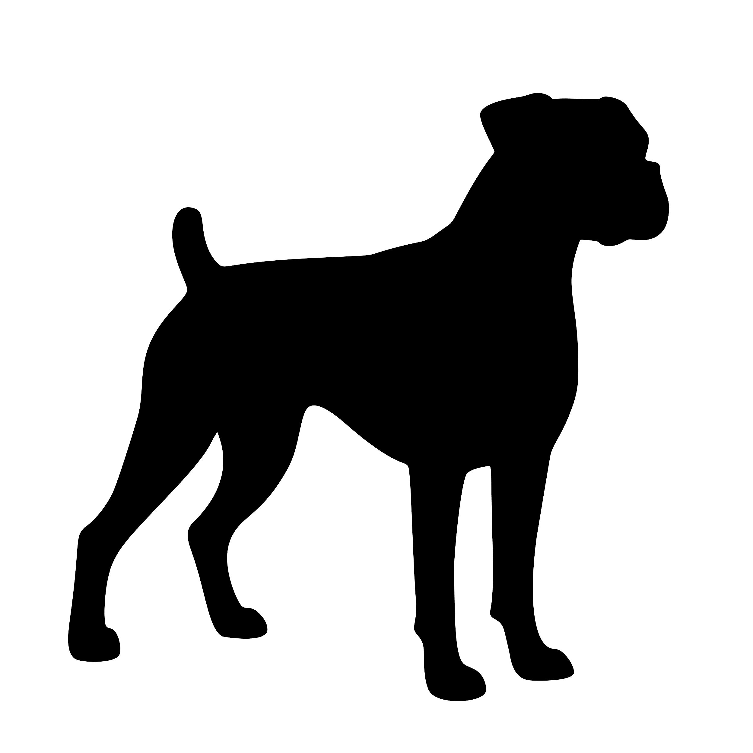 Boxer – Single Motif Sticker