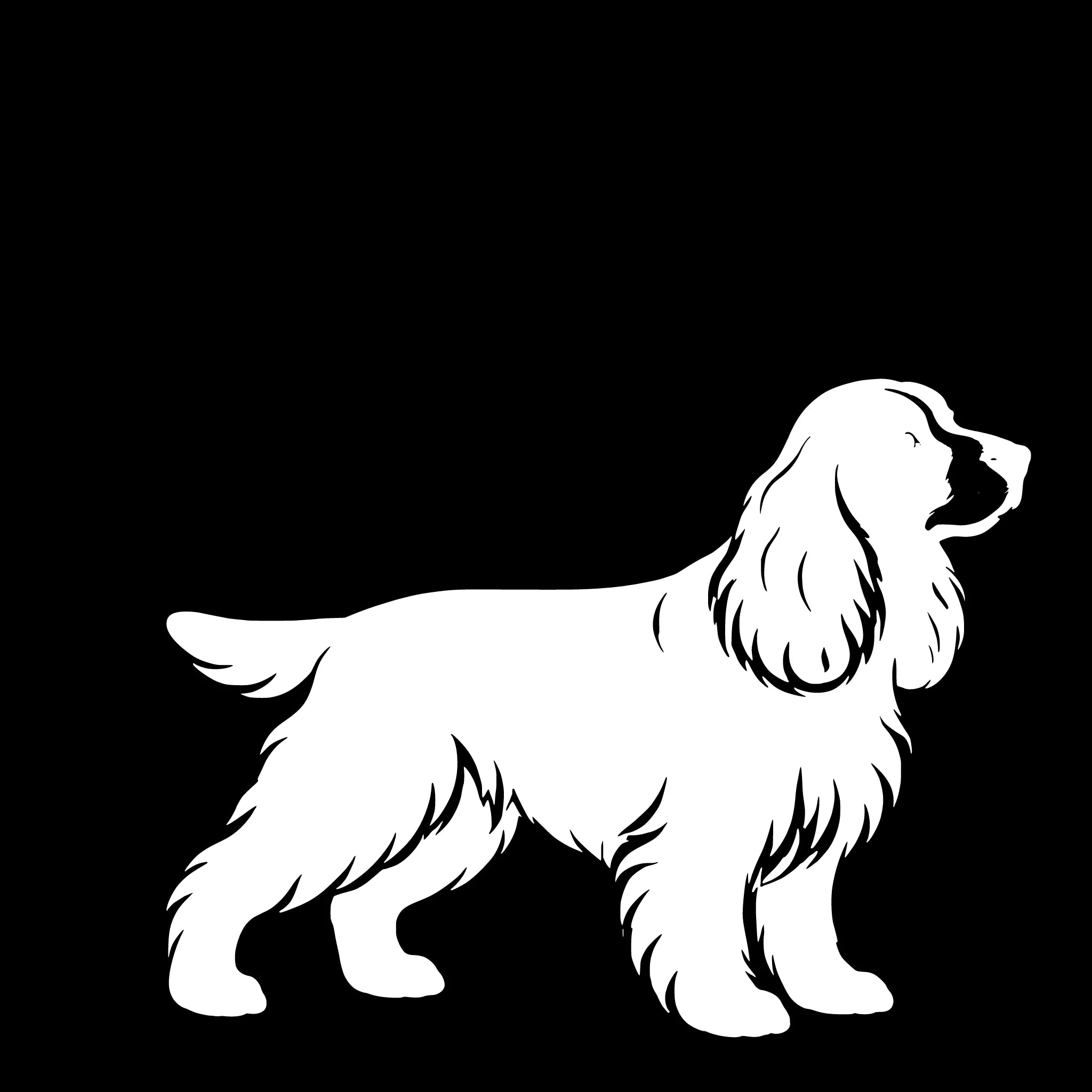 Cocker Spaniel – Single Motif Sticker