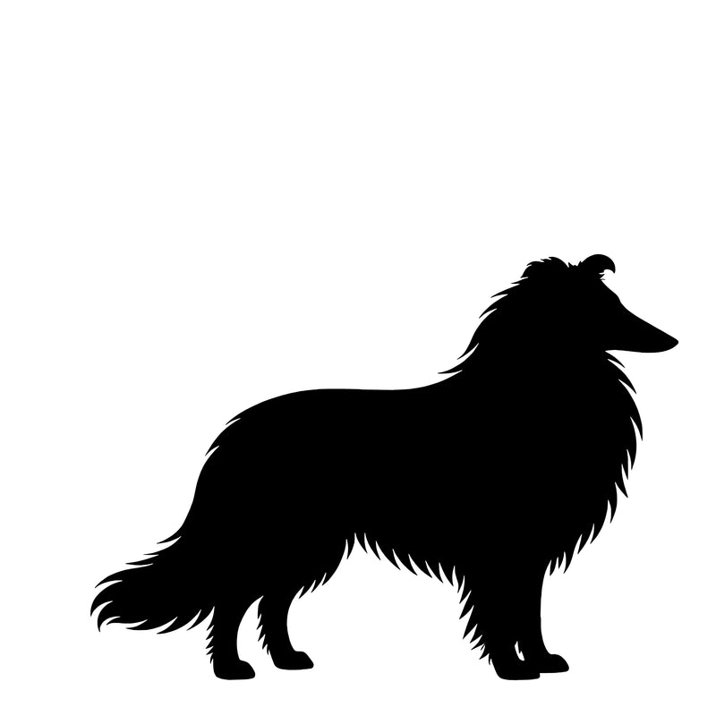 Rough Collie – Single Motif Sticker