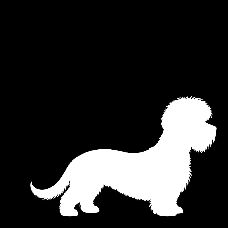 Dandie Dinmont Terrier – Single Motif Sticker