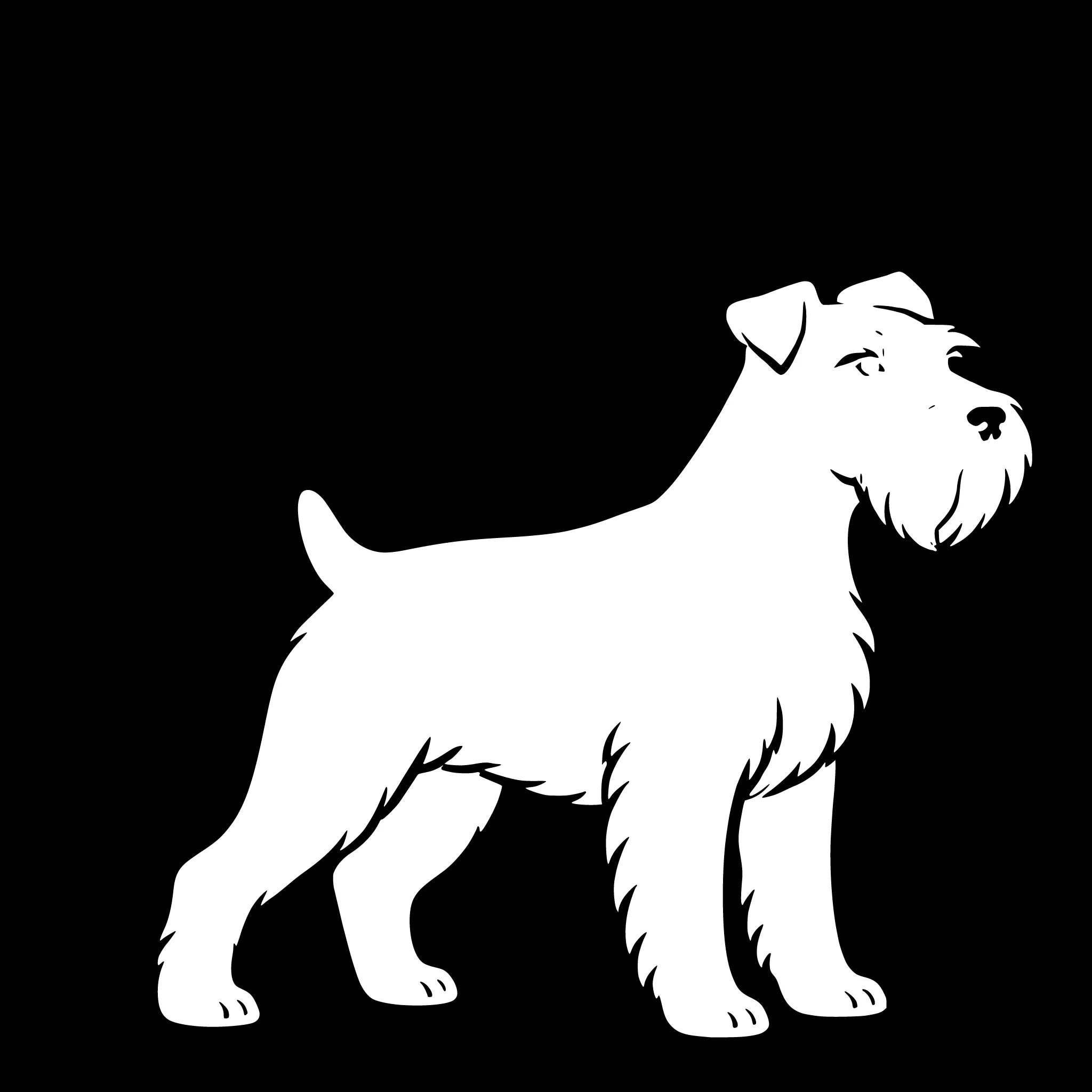 Miniature Schnauzer – Single Motif Sticker
