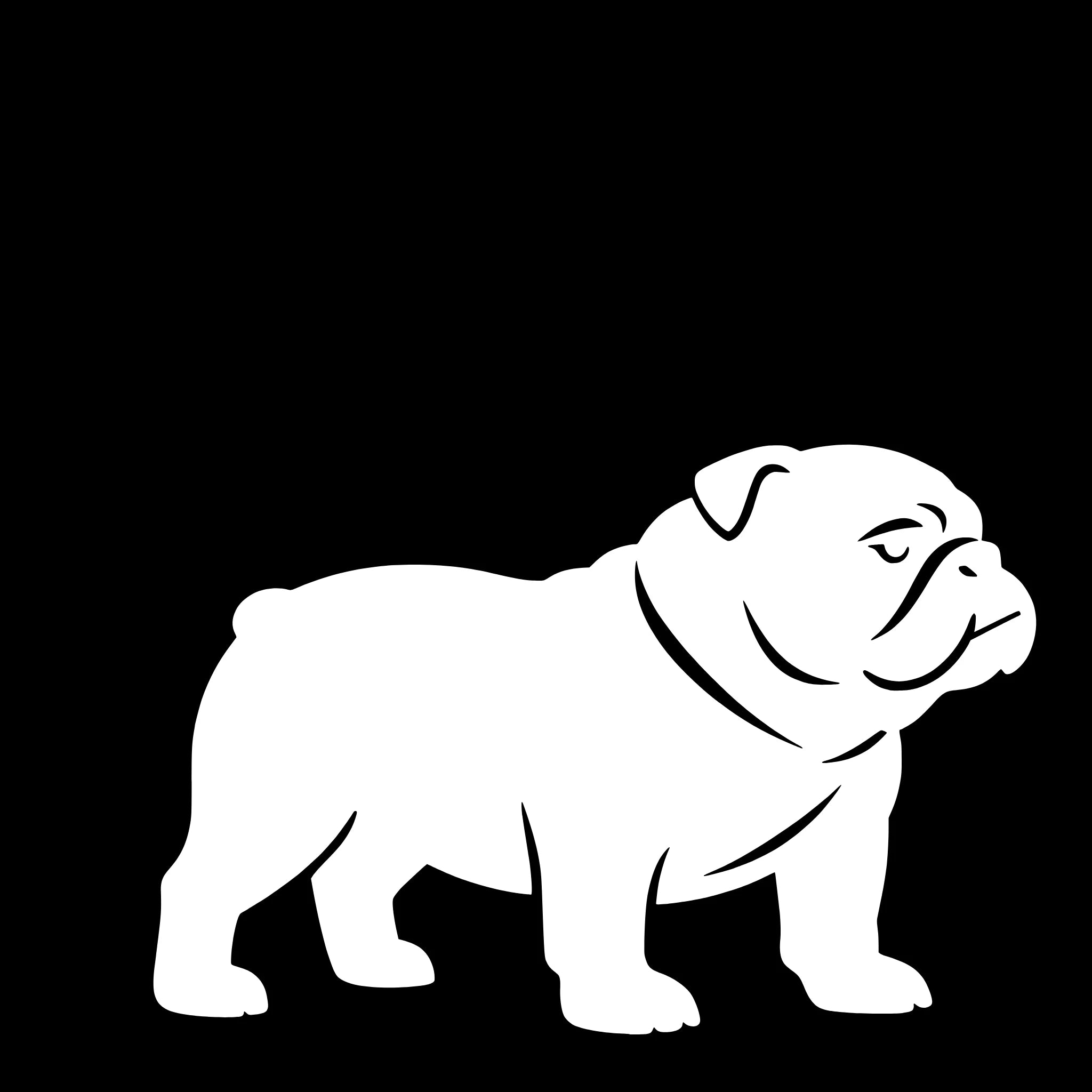 English Bulldog – Single Motif Sticker