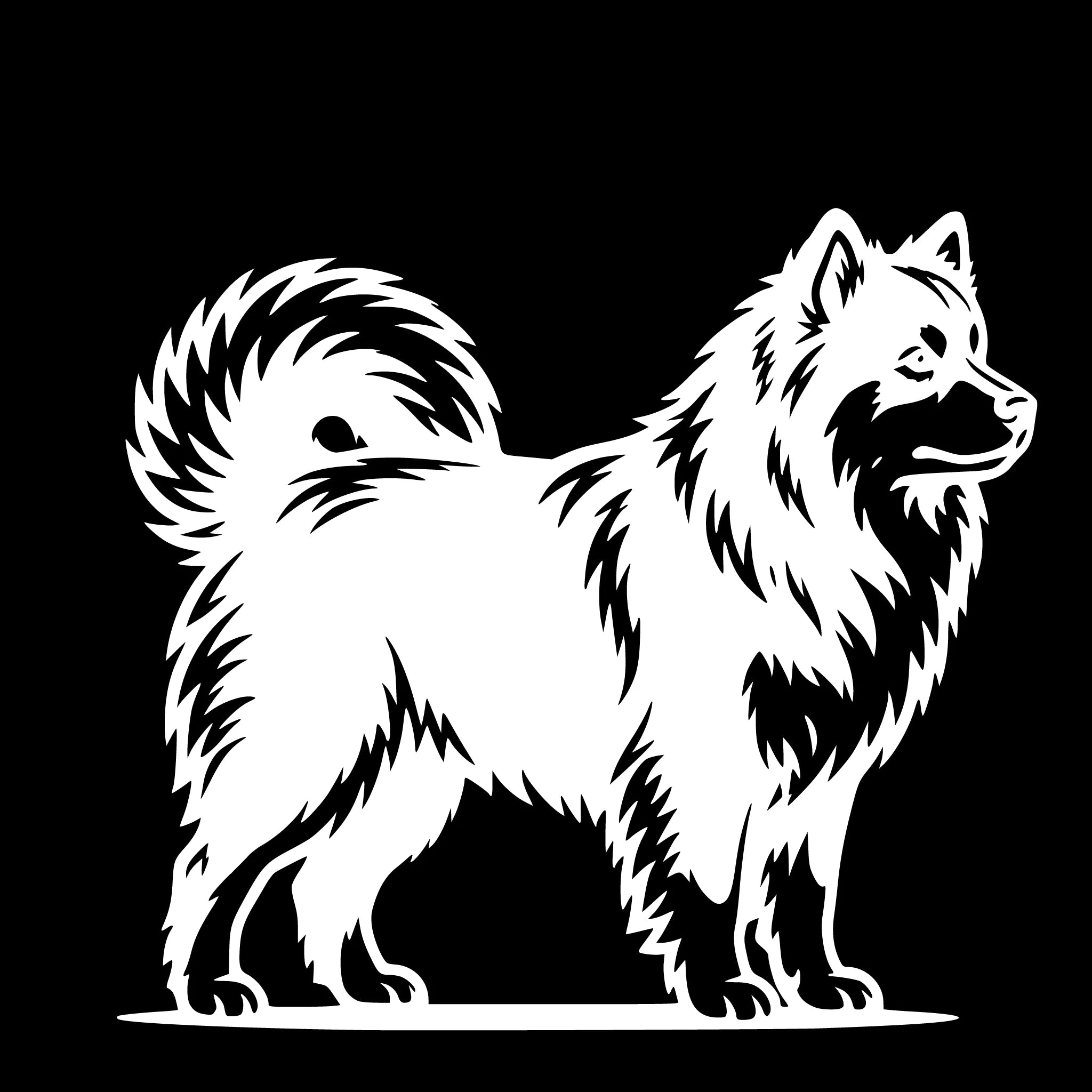 Finnish Lapphund – Single Motif Sticker