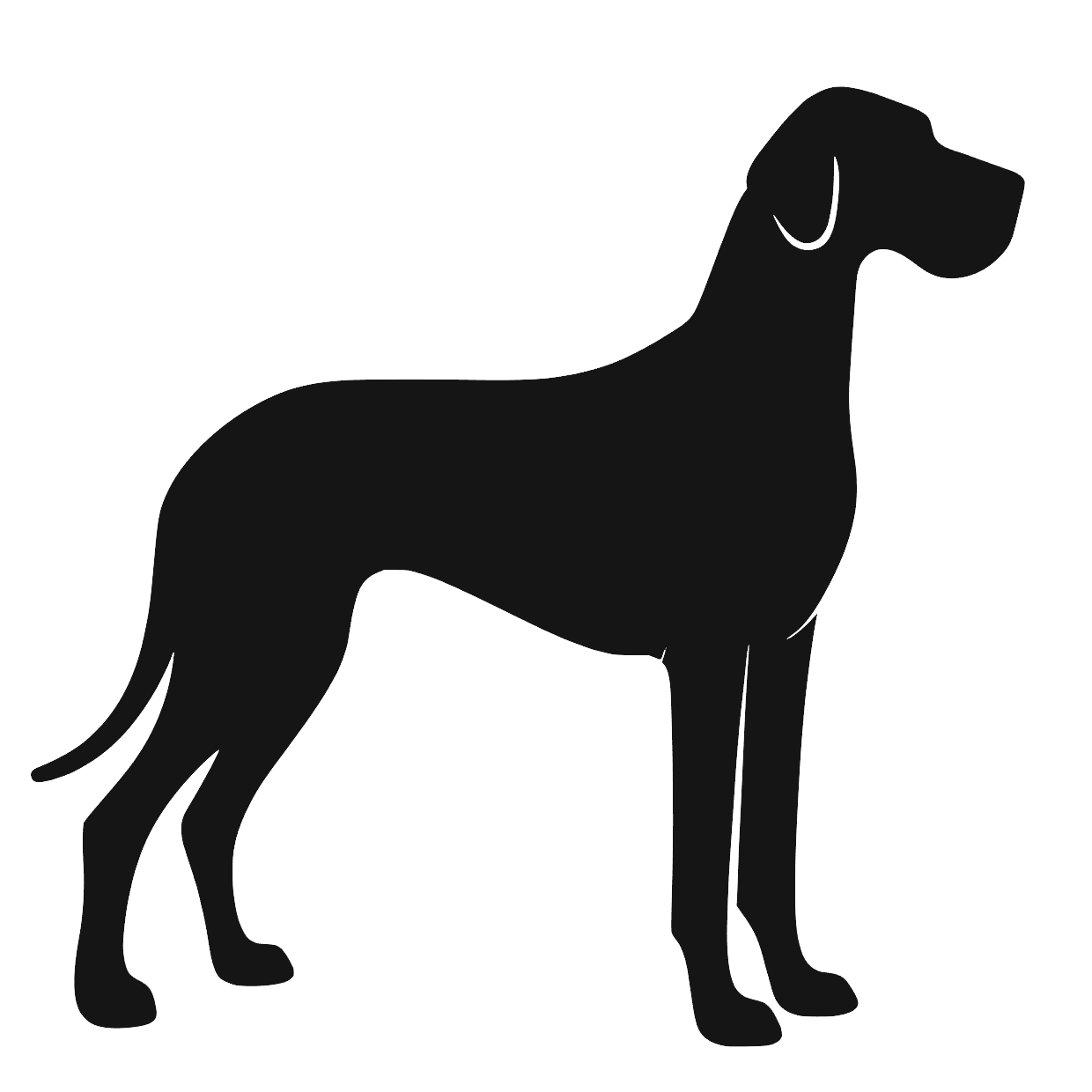 Granddanois  – Single Motif Sticker