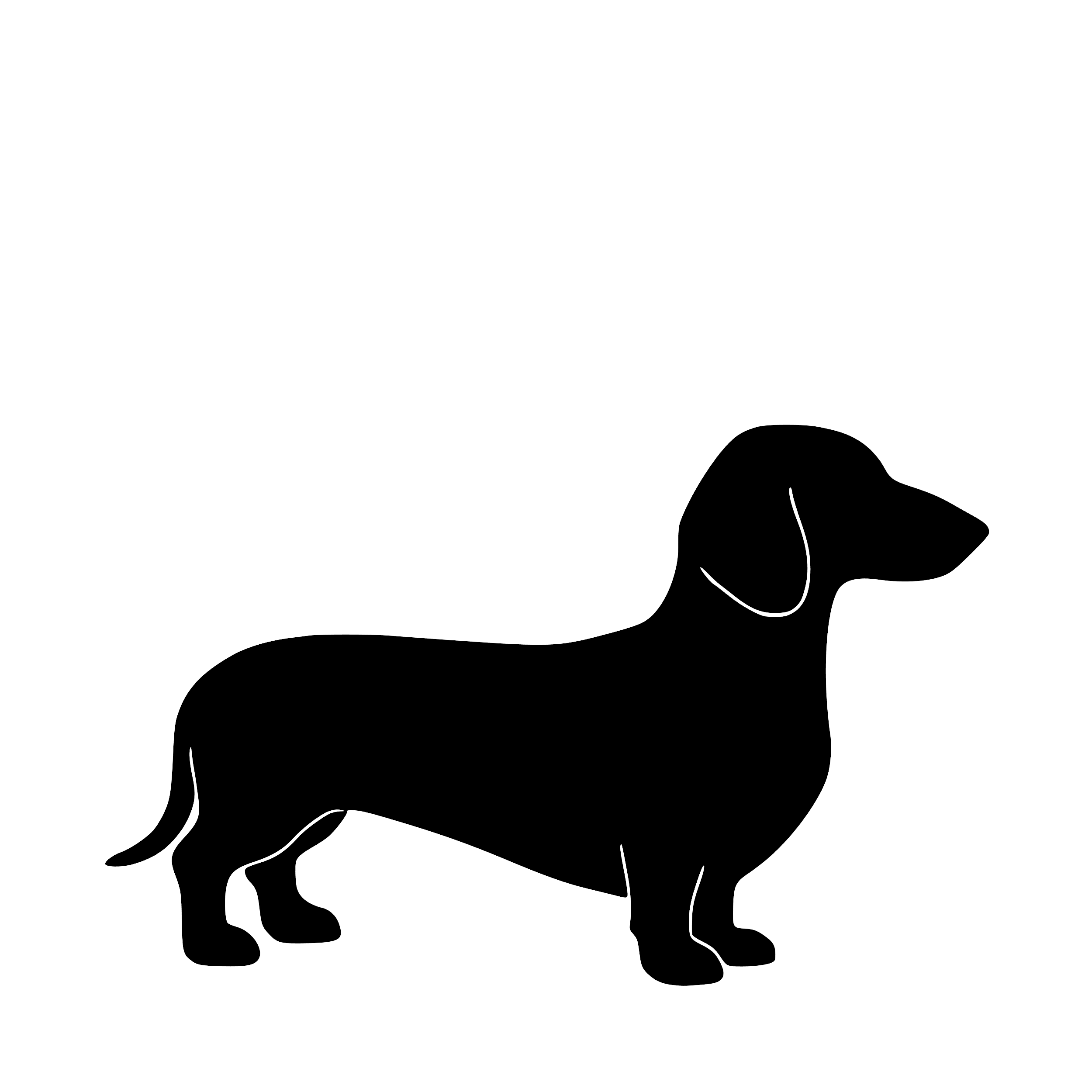 Dachshund – Single Motif Sticker