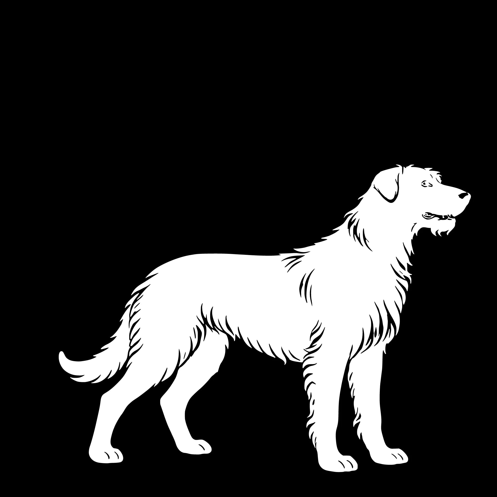 Irish Wolfhound – Single Motif Sticker