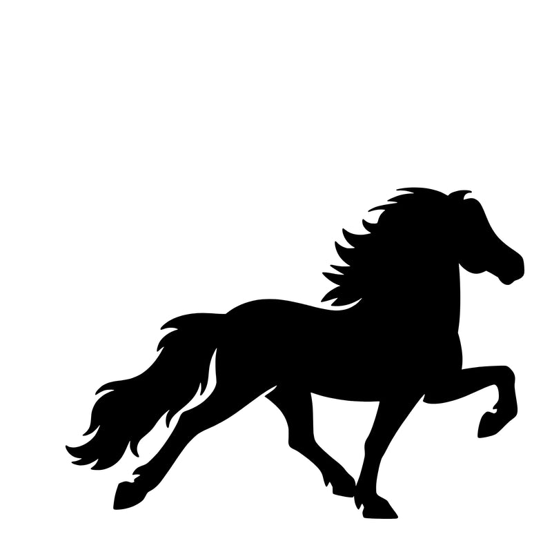 Icelandic Horse (Tölt) – Single Motif Sticker