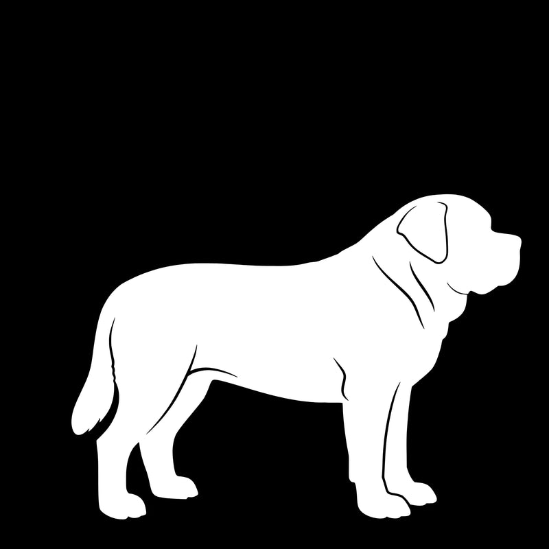 Short-Haired Saint Bernard – Single Motif Sticker