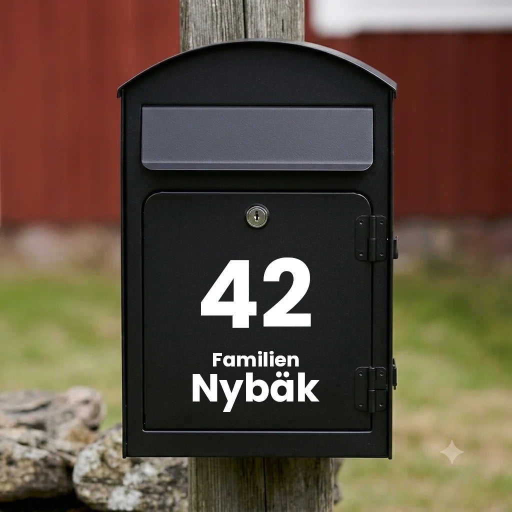 Mailbox Sticker V01 – Vertical Design