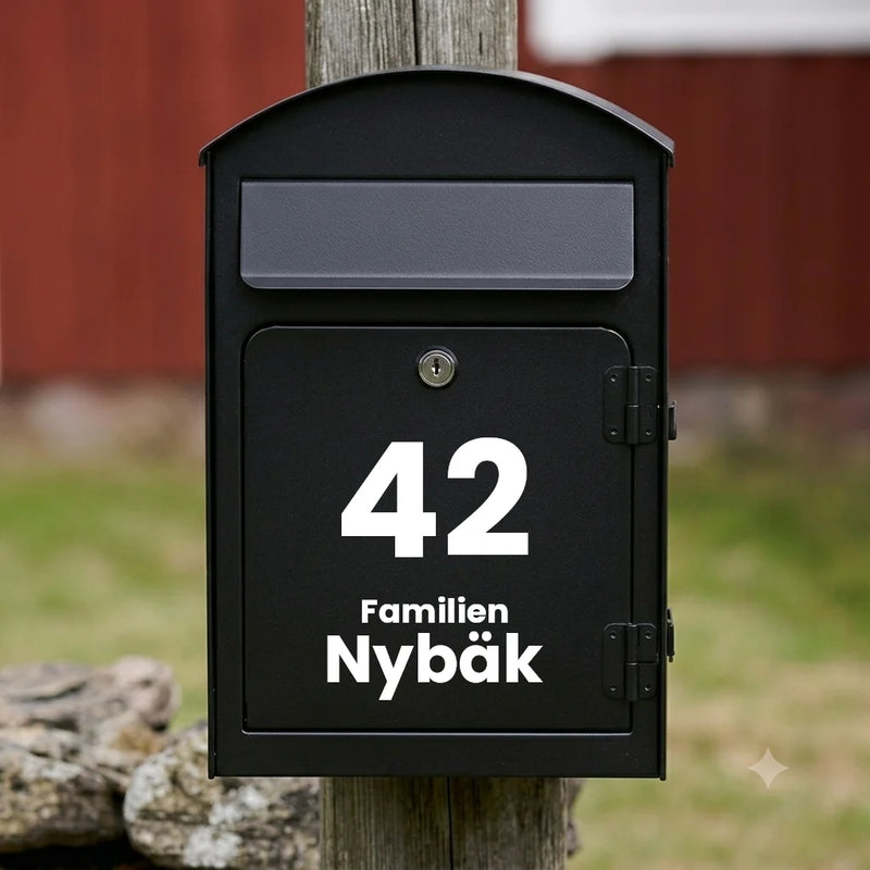 Mailbox Sticker V01 – Vertical Design