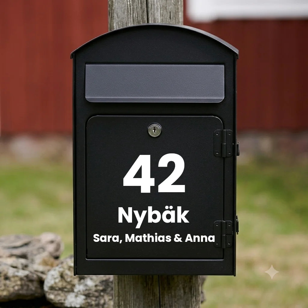 Mailbox Sticker V02 – Vertical Design