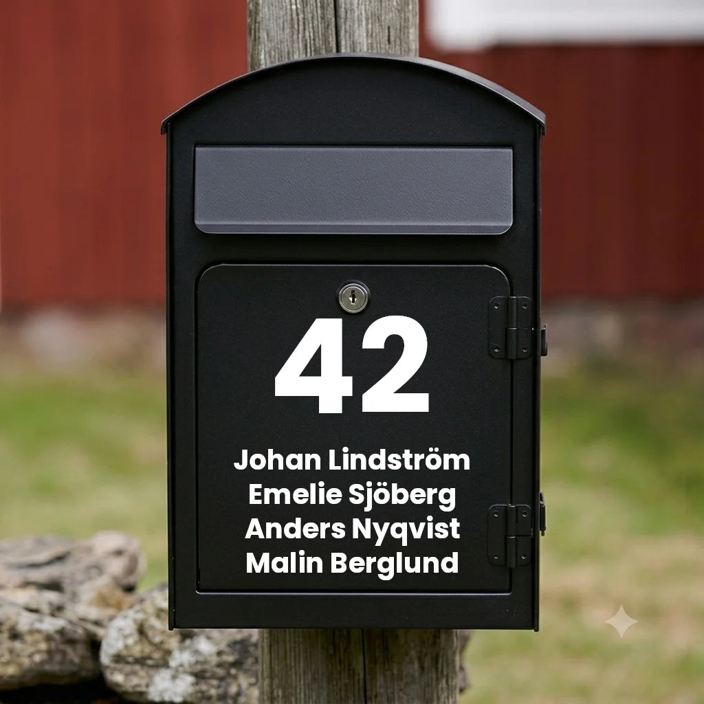 Mailbox Sticker V03 – Vertical Design