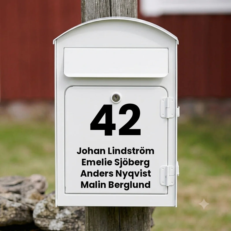Mailbox Sticker V03 – Vertical Design