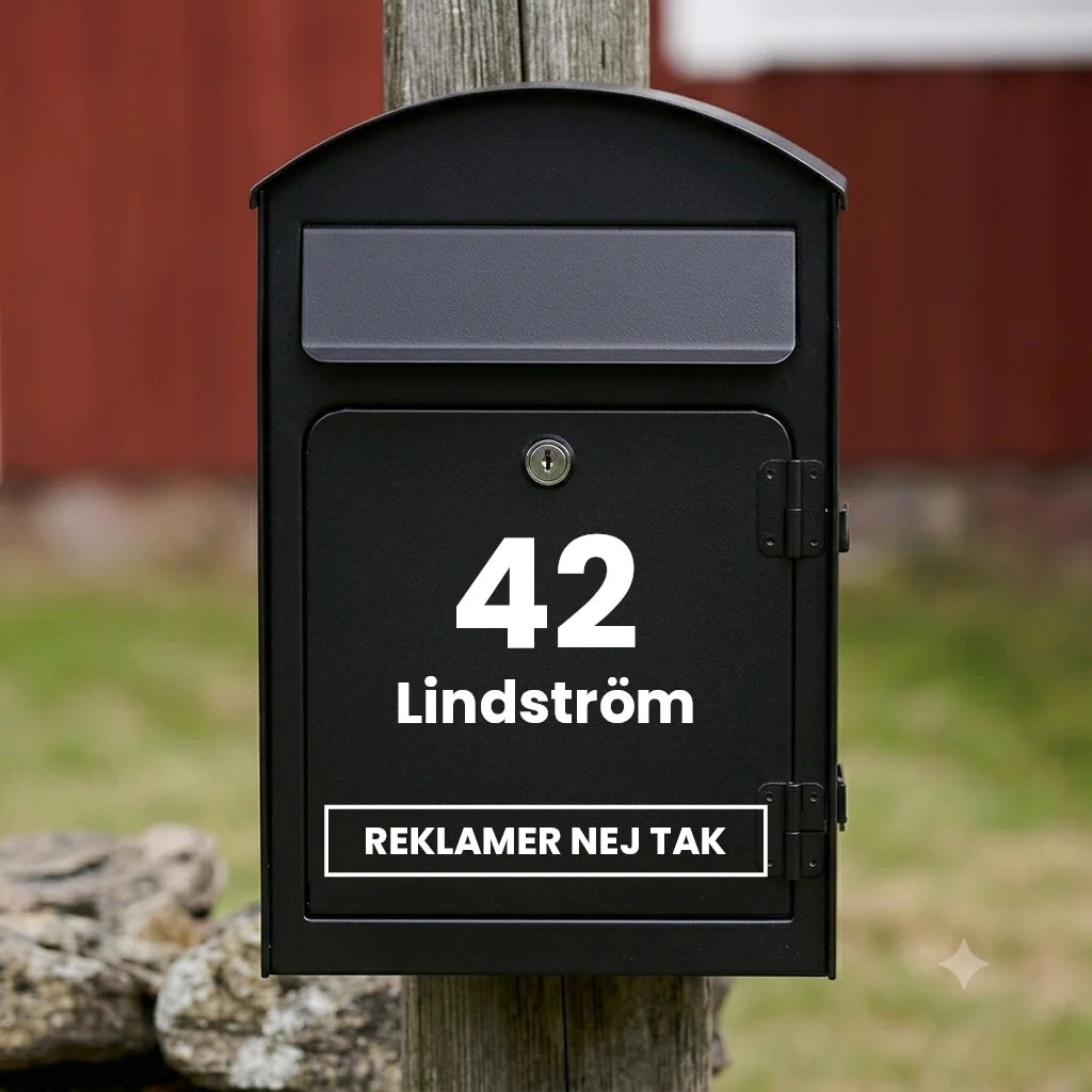 Mailbox Sticker V04 – Vertical Design