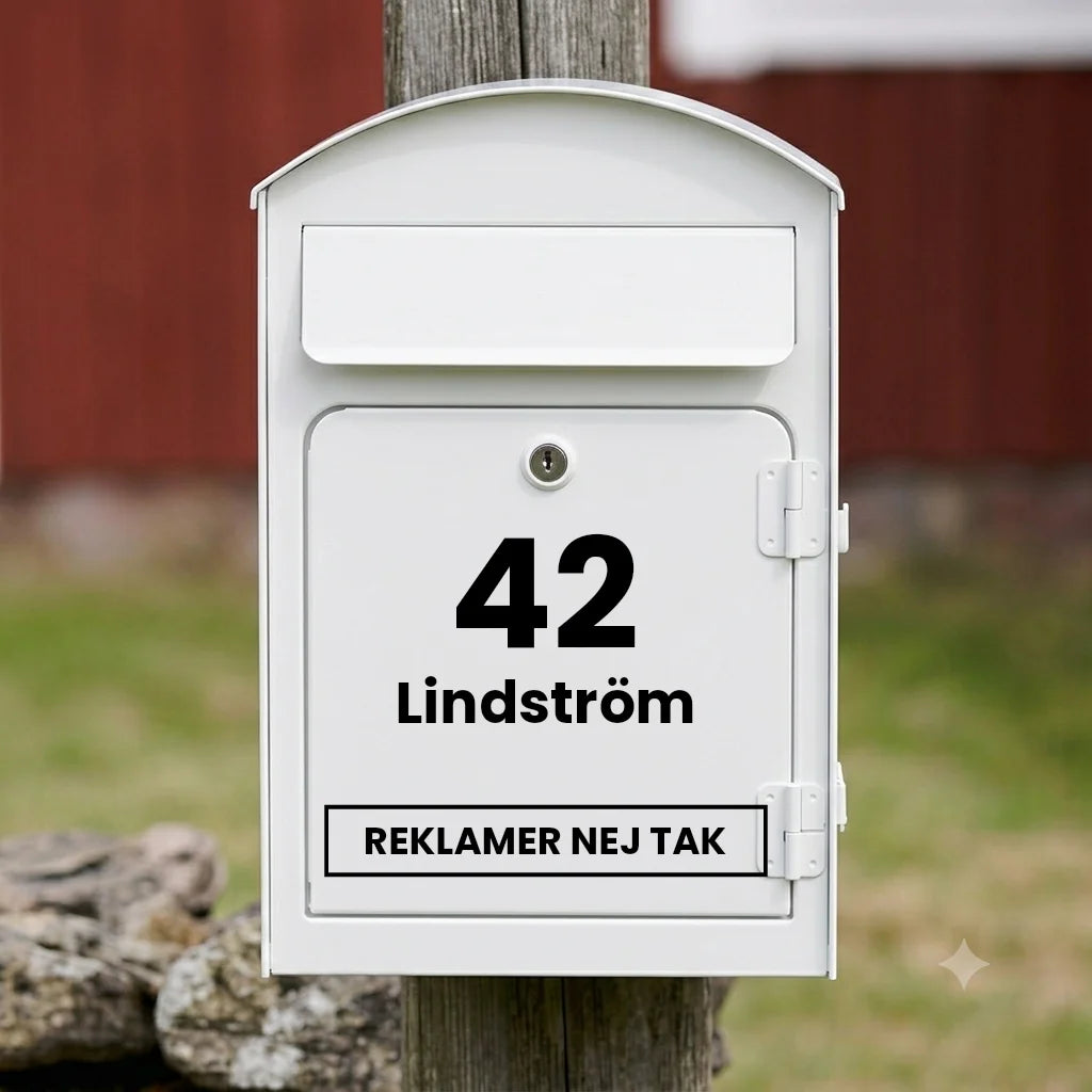 Mailbox Sticker V04 – Vertical Design