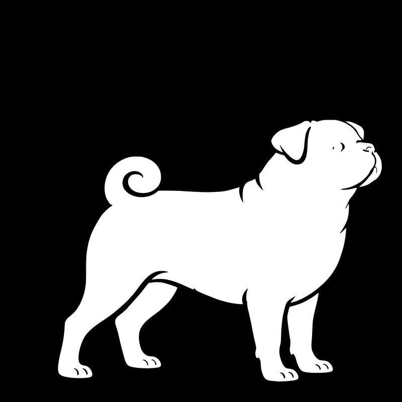 Pug – Single Motif Sticker
