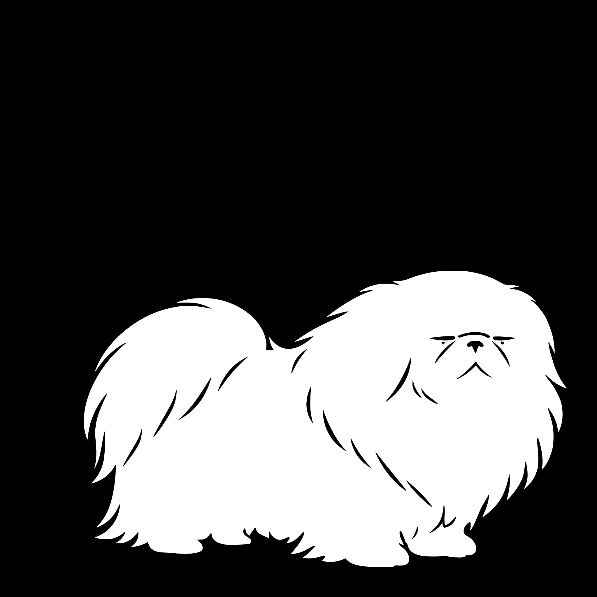 Pekingese – Single Motif Sticker