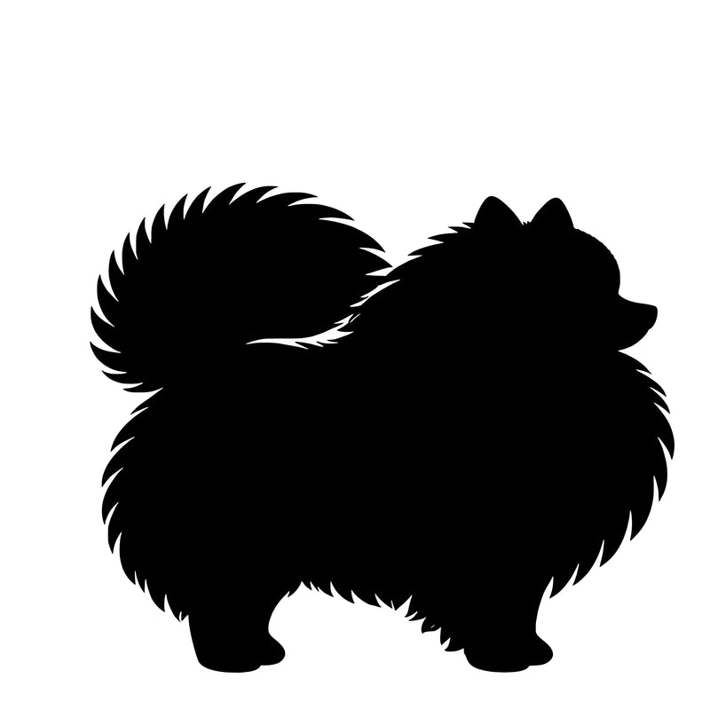 Pomeranian – Single Motif Sticker