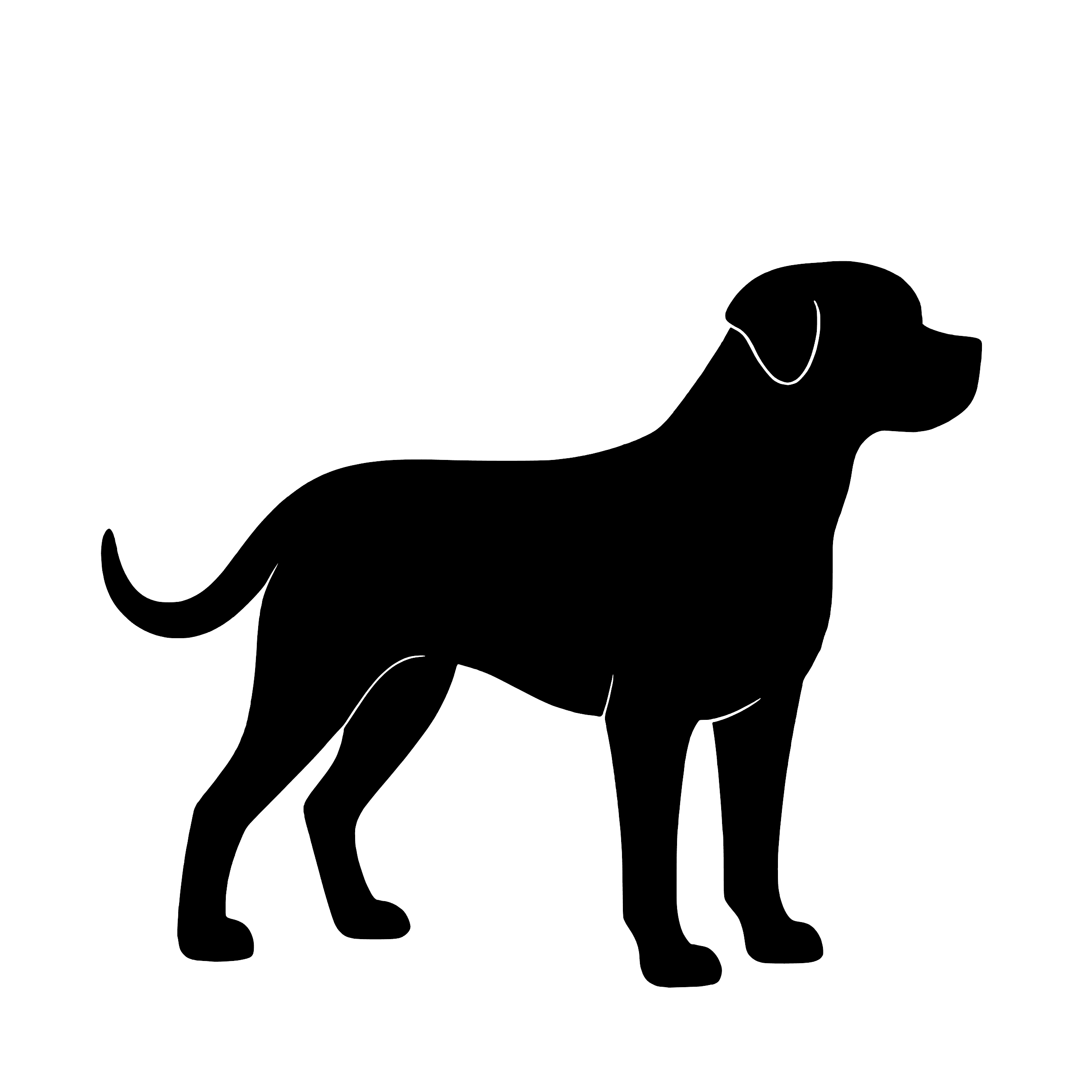 Rottweiler – Single Motif Sticker