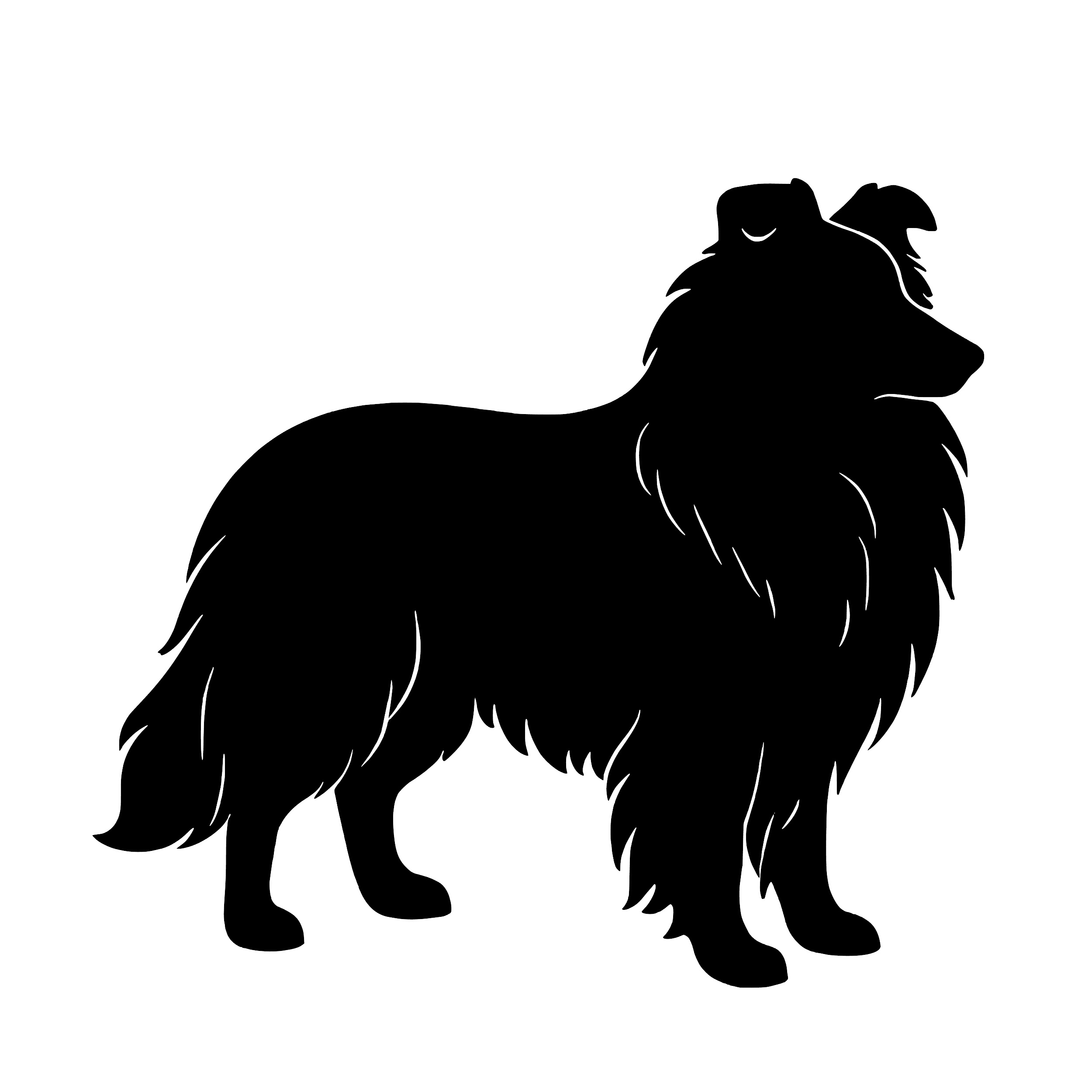 Shetland Sheepdog – Single Motif Sticker