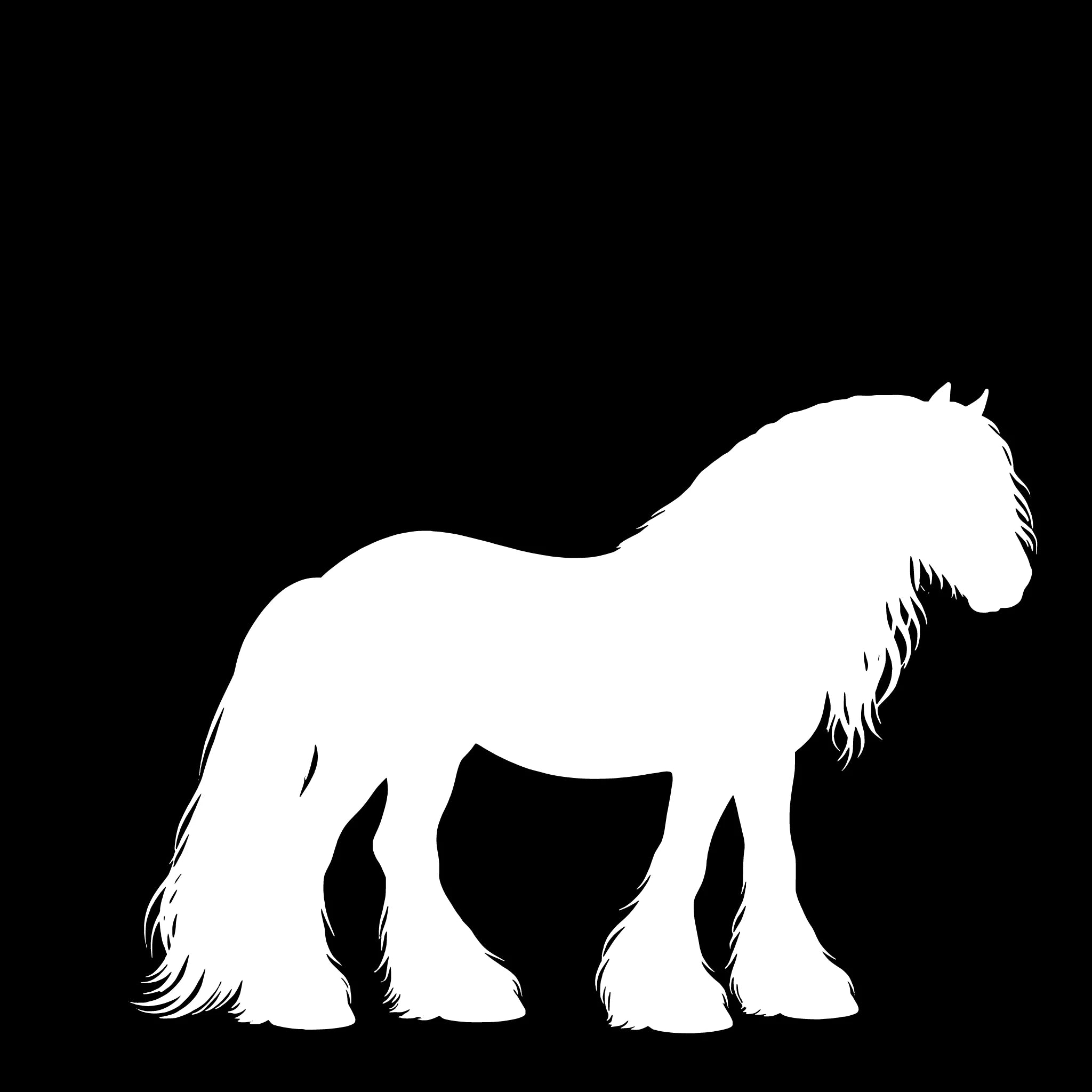 Tinker / Irish Cob – Single Motif Sticker