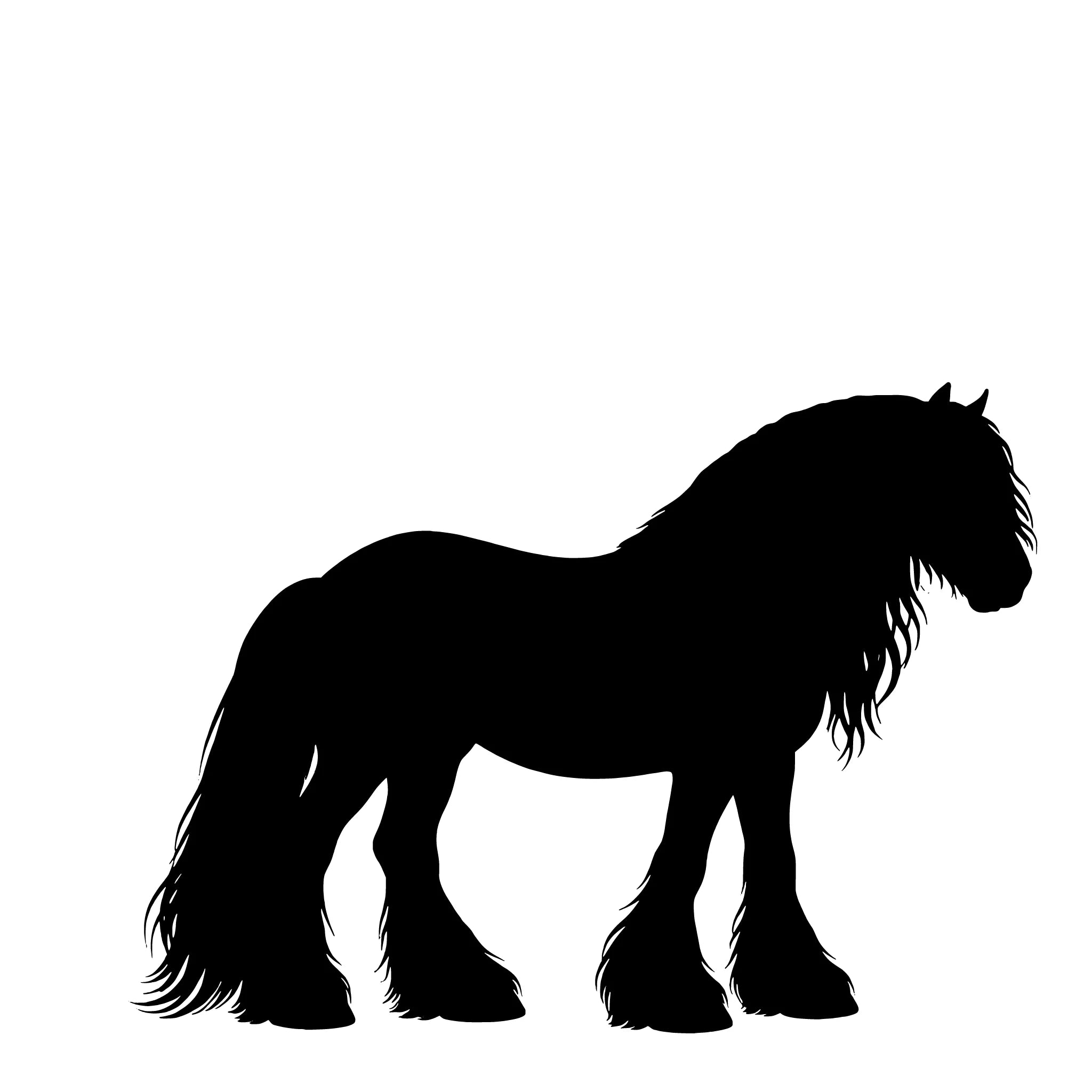 Tinker / Irish Cob – Single Motif Sticker
