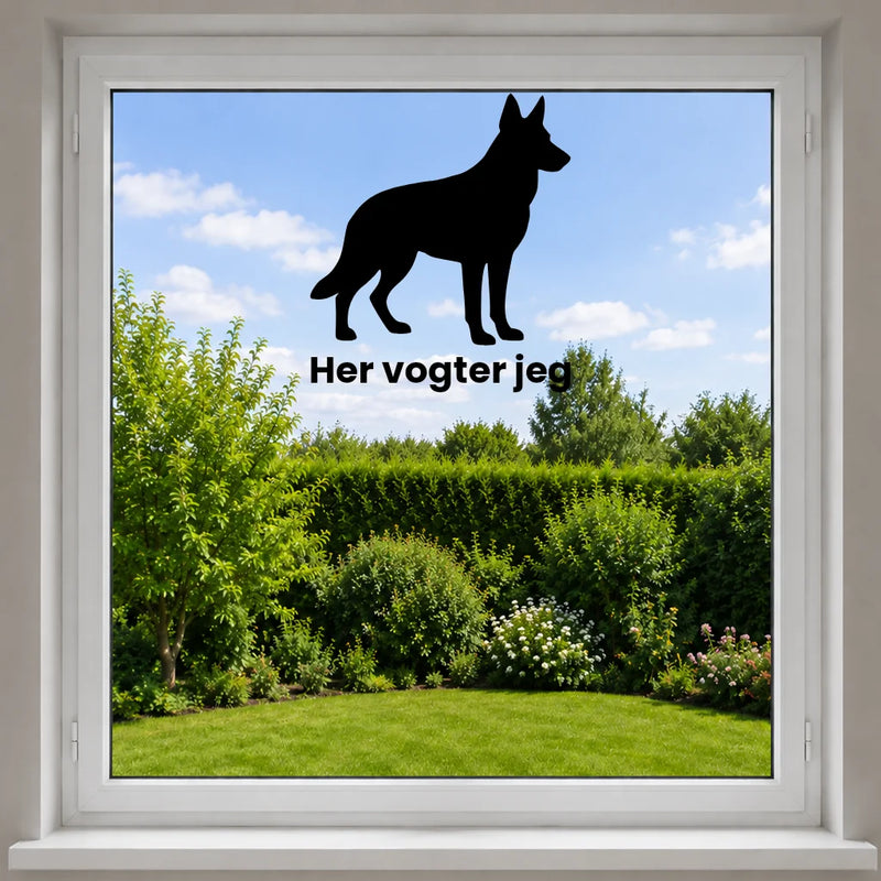 I guard here – window sticker set